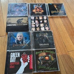 Assorted music CDs